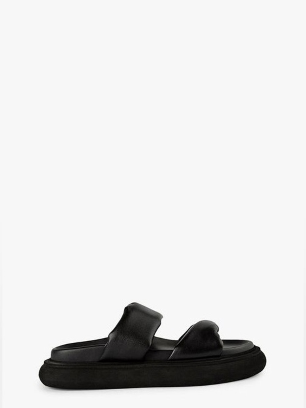 Tony Bianco June Slides in Black Leather (US 9)